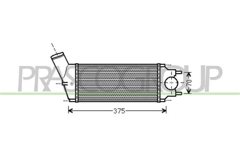 INTERCOOLER CITROEN C4 Mod 09/04 09/08