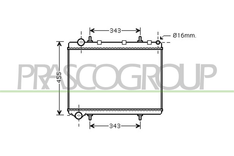 RADIATORE CITROEN C4 PICASSO Mod 01/07 10/10
