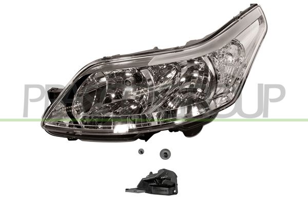 PROIETTORE SX H1+H7-ELETT-CON MOTORE-CON ADATTATORE PER FISSAGGIO-VERSIONE VALEO CITROEN C4 Mod 10/08 10/10