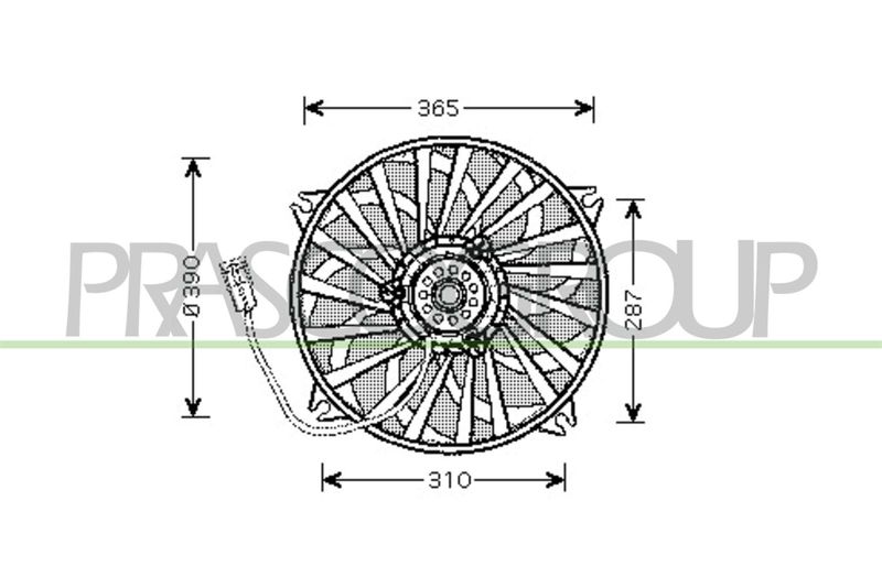 VENTOLA CITROEN C5 Mod 03/01 09/04