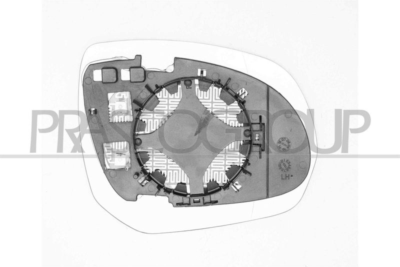 PIASTRA SPECCHIO SX-TERMICA-ASFERICA-BLU CITROEN C3 PICASSO Mod 01/09 12/11