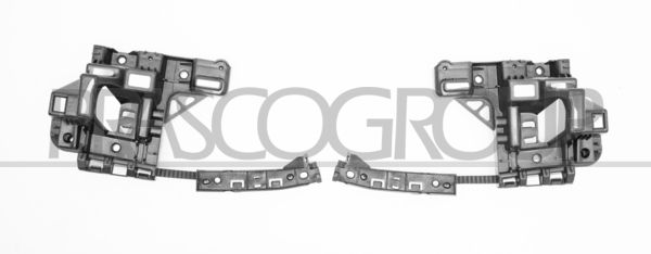 KIT STAFFE PARAURTI POST-(DX+SX) CITROEN BERLINGO Mod 01/12 04/15