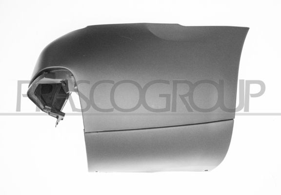 CANTONALE DX PARAURTI POST-NERO-GOFFRATO MOD PASSO LUNGO CITROEN BERLINGO Mod 04/08 12/11
