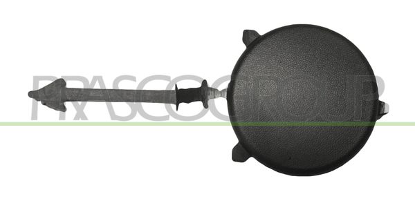 TAPPO COPRI GANCIO TRAINO PARAURTI POST CITROEN BERLINGO Mod 01/12 04/15