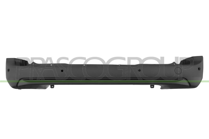 PARAURTI POST-NERO-GOFFRATO-CON TAPPO COPRIGANCIO-CON FORI PDC+SUPPORTI-CON TRACCE PARK ASSIST CITROEN BERLINGO Mod 03/18 -
