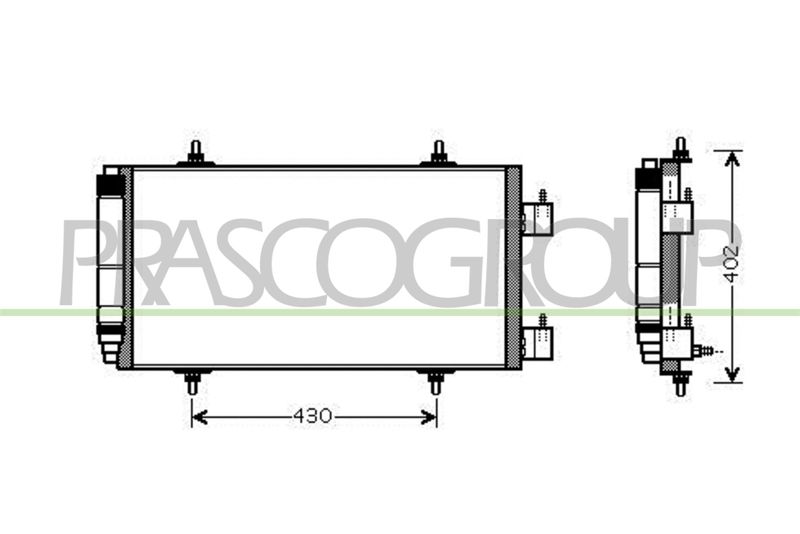 CONDENSATORE CITROEN JUMPY Mod 03/03 12/06