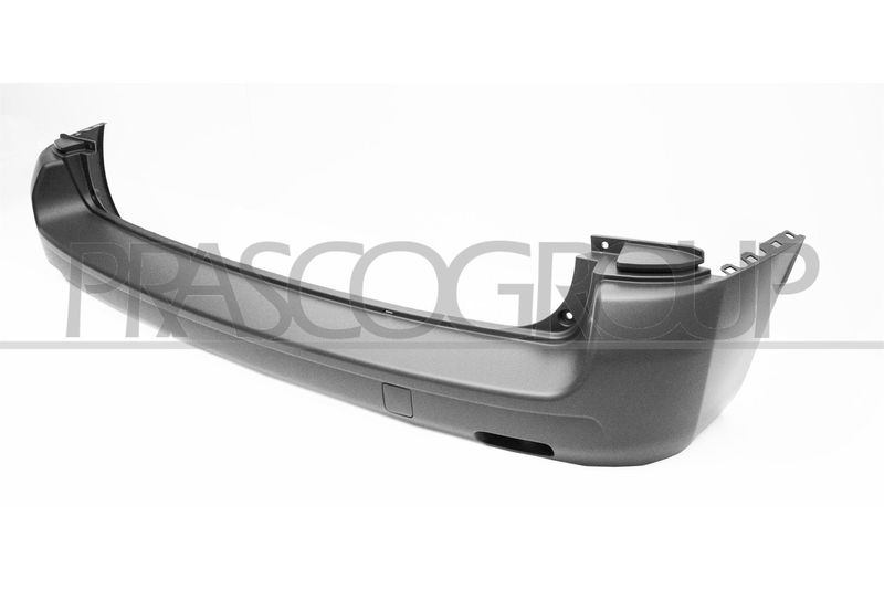 PARAURTI POST-NERO-GOFFRATO-CON TAPPO COPRI GANCIO-TRACCE PDC E PARK ASSIST MOD PASSO CORTO VAN CITROEN JUMPY / DISPATCH Mod 03/16 10/23