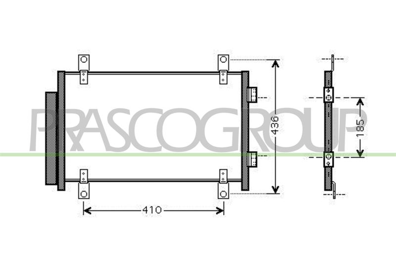 CONDENSATORE CITROEN JUMPER Mod 01/02 12/05