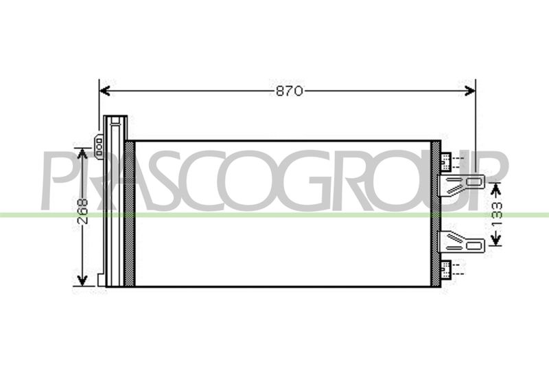 CONDENSATORE CITROEN JUMPER Mod 01/06 06/14