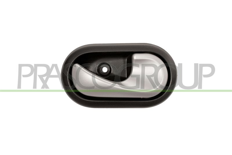 MANIGLIA ANT/POST DX-INTERNA-CON LEVA ARGENTO-CON MOSTRINA NERA-CLIP DACIA DUSTER Mod 05/10 05/13