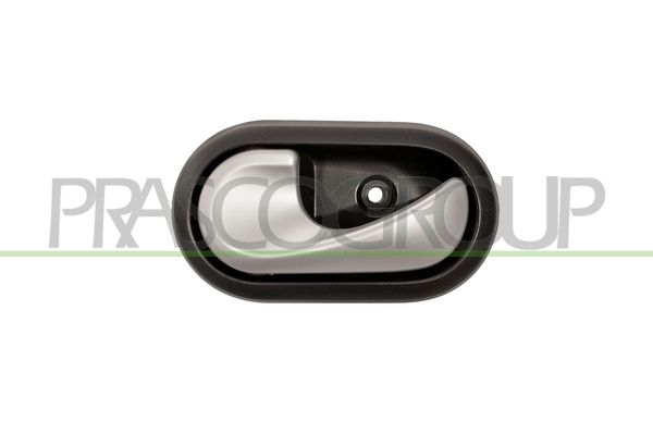 MANIGLIA ANT/POST SX-INTERNA-CON LEVA ARGENTO-CON MOSTRINA NERA-CLIP DACIA DUSTER Mod 05/10 05/13