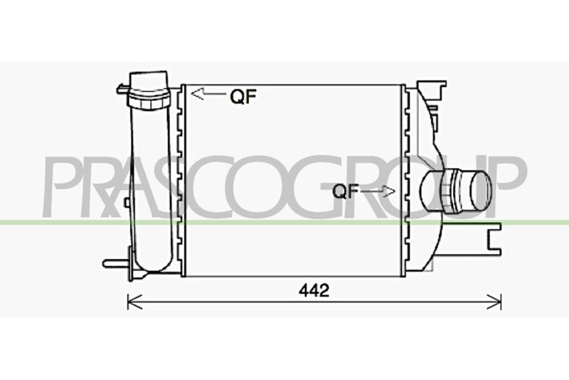 INTERCOOLER DACIA DUSTER Mod 06/13 12/17