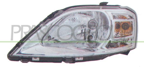 PROIETTORE DX H4-ELETT-SENZA MOTORE DACIA LOGAN MCV II/VAN Mod 12/08 01/13