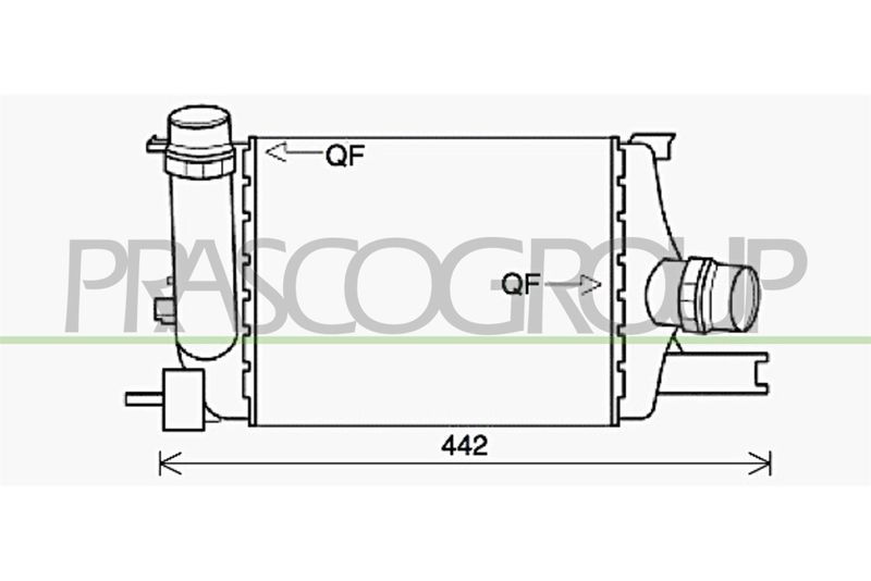 INTERCOOLER DACIA DUSTER Mod 06/13 12/17