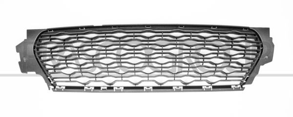 GRIGLIA CENTRALE PARAURTI ANT-NERA DACIA DUSTER Mod 01/18 08/21