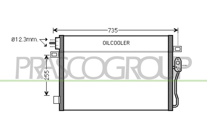 CONDENSATORE CHRYSLER/DODGE JOURNEY Mod 03/08 12/10