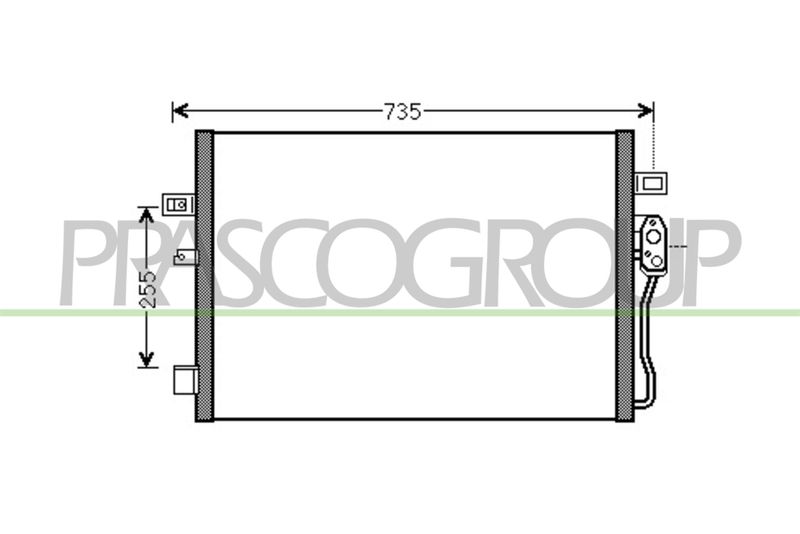 CONDENSATORE CHRYSLER/DODGE JOURNEY Mod 03/08 12/10