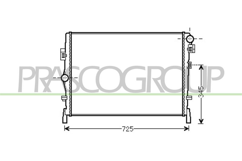 RADIATORE CHRYSLER/DODGE JOURNEY Mod 03/08 12/10