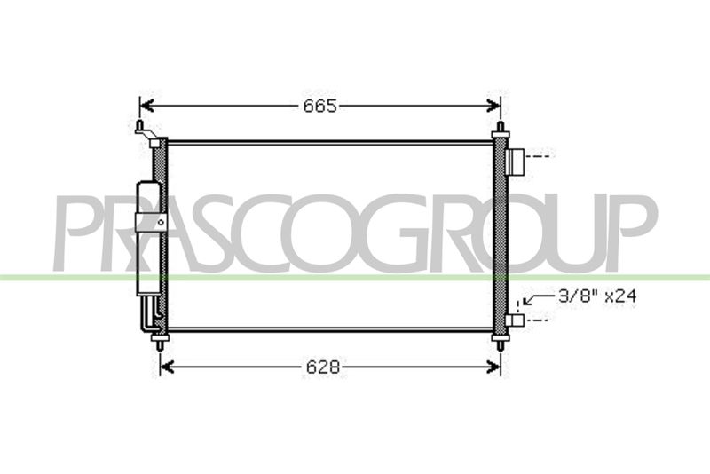 CONDENSATORE NISSAN JUKE Mod 01/11 05/14
