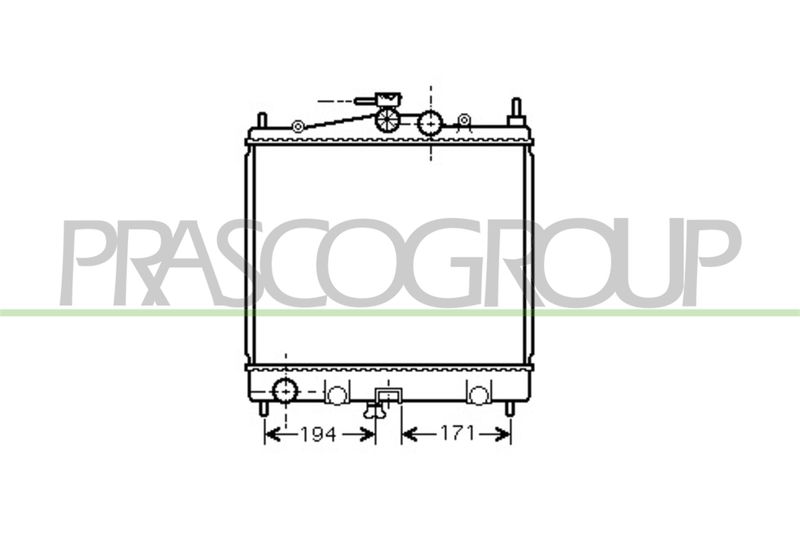 RADIATORE NISSAN NOTE Mod 05/06 12/08