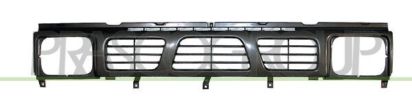 GRIGLIA RADIATORE-NERO-ARGENTO MOD KING CAB 93-97 NISSAN TERRANO PATHFINDER KING CAB 2WD/4DW Mod 01/86 08/97