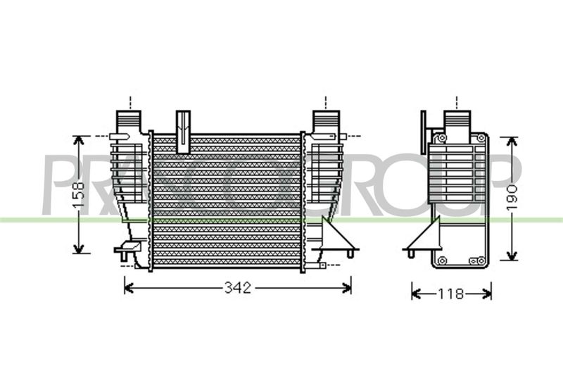 INTERCOOLER NISSAN NOTE Mod 05/06 12/08
