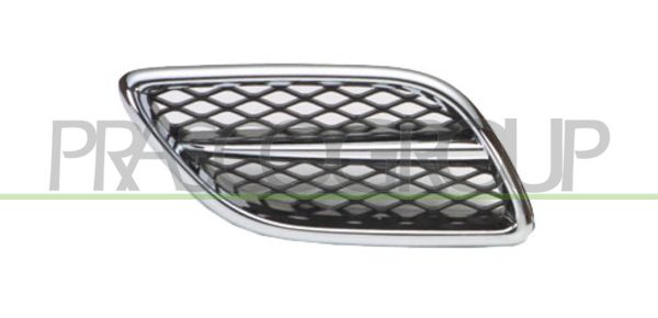 GRIGLIA RADIATORE DX-CROMATA-NERA NISSAN PRIMERA P11 Mod 06/99 03/02