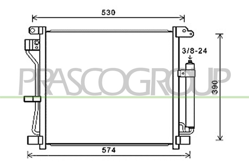 CONDENSATORE NISSAN JUKE Mod 01/11 05/14