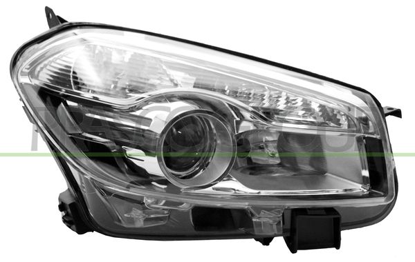PROIETTORE DX H7+H7-ELETT-CON MOTORE NISSAN QASHQAI (J10) Mod 10/10 12/13