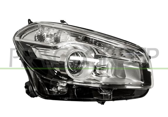 PROIETTORE DX XENON D1S+H7-ELETT-CON MOTORE NISSAN QASHQAI (J10) Mod 10/10 12/13
