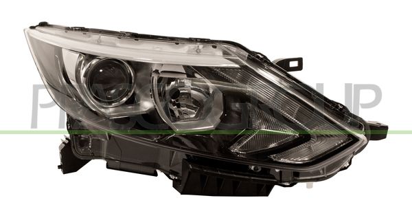 PROIETTORE DX H7+H11-ELETT-CON MOTORE-CON LUCE DIURNA-LED NISSAN QASHQAI (J11) Mod 02/14 08/17
