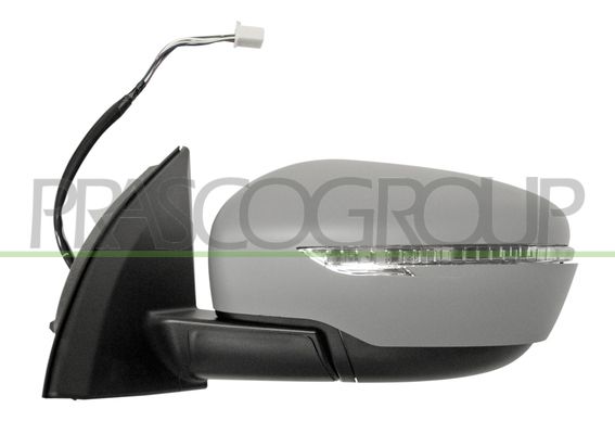 RETROVISORE SX-ELETT-CON PRIMER-TERMICO-CON FANALE-CONVESSO NISSAN QASHQAI (J11) Mod 02/14 08/17