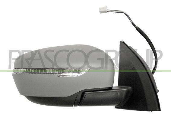 RETROVISORE DX-ELETT-CON PRIMER-TERMICO-CHIUDIBILE-CON FANALE-CONVESSO NISSAN QASHQAI (J11) Mod 02/14 08/17