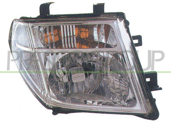 PROIETTORE DX H4-ELETT-CON MOTORE MOD PATHFINDER 05-07 NISSAN NAVARA PATHFINDER (D40) Mod 01/05 01/10