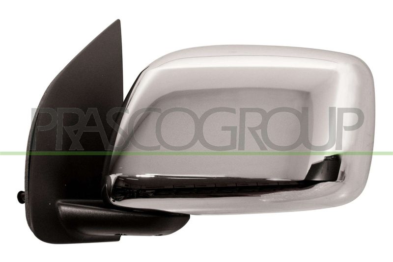 RETROVISORE SX-MANUALE-NERO-CONVESSO-CON CALOTTA CROMATA NISSAN NAVARA PATHFINDER (D40) Mod 01/05 01/10