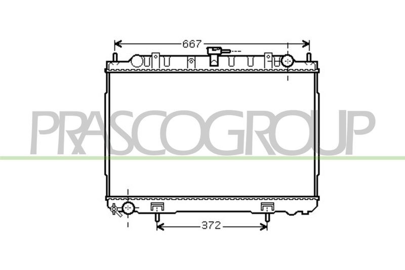 RADIATORE NISSAN X-TRAIL Mod 09/01 02/07