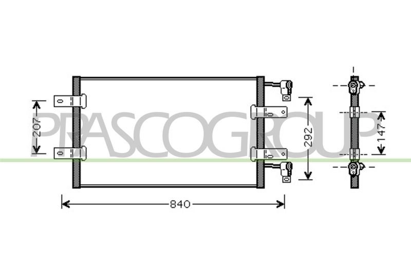 PRASCO Condensatore, Climatizzatore DS950C005