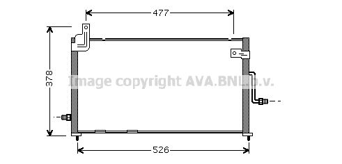 PRASCO Condensatore, Climatizzatore DW5044