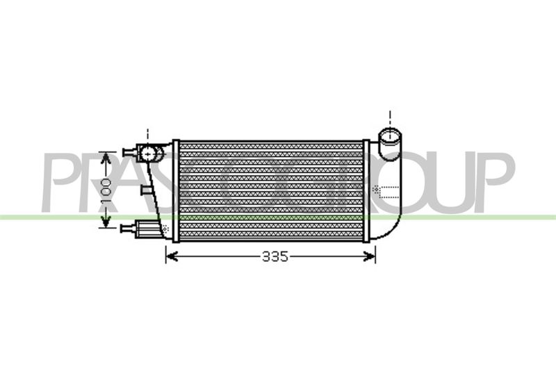 INTERCOOLER FORD KA Mod 01/08 01/16