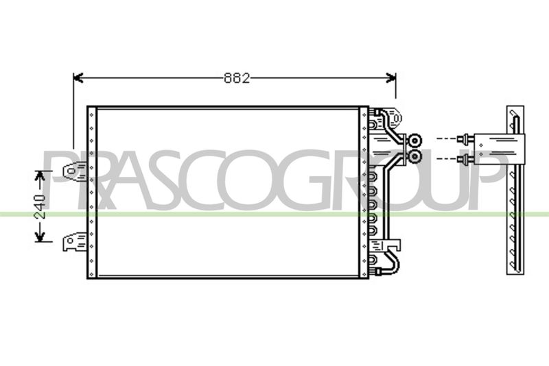 CONDENSATORE FORD GALAXY Mod 07/95 03/00
