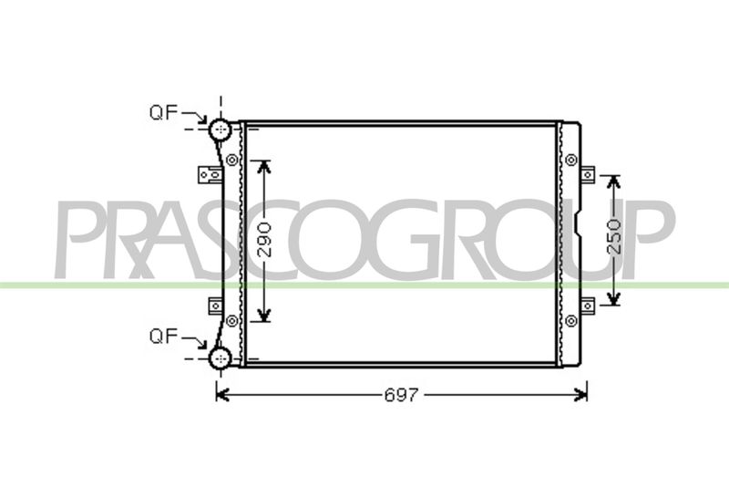 RADIATORE FORD GALAXY Mod 04/00 12/05