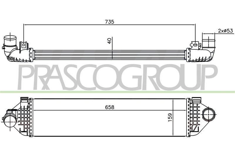 INTERCOOLER FORD GALAXY Mod 01/06 12/10