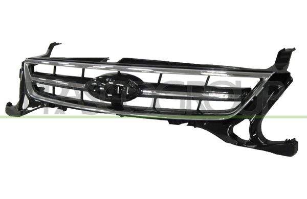 GRIGLIA RADIATORE-VERNICIATA-NERA-LUCIDA-CON CORNICE CROMATA FORD MONDEO Mod 09/10 05/14