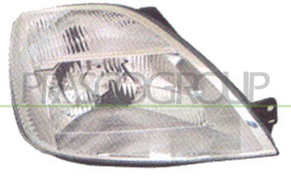 PROIETTORE DX H4-ELETT-CON MOTORE FORD FIESTA MK V Mod 04/02 12/05