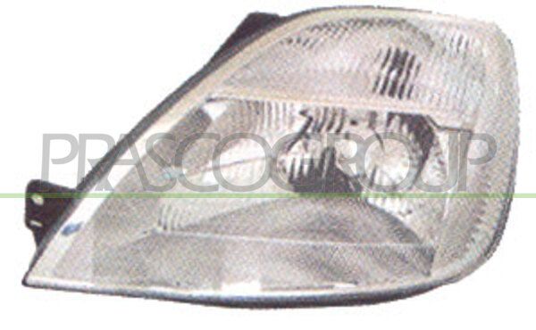 PROIETTORE SX H4-ELETT-CON MOTORE FORD FIESTA MK V Mod 04/02 12/05