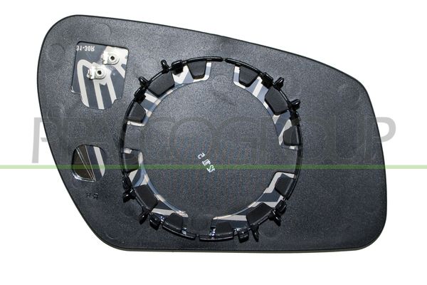 PIASTRA SPECCHIO SX-TERMICA-CONVESSA FORD FIESTA MK V Mod 01/06 09/08