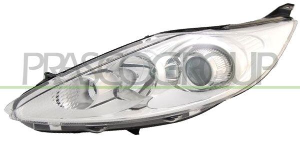PROIETTORE SX H1+H7-ELETT-CROMATO-CON MOTORE FORD FIESTA MK VI Mod 12/08 12/12