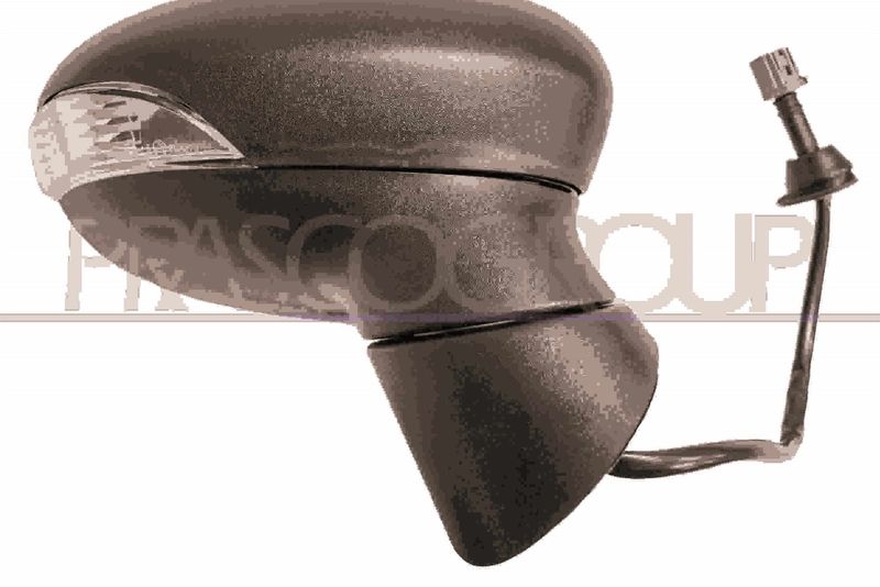 RETROVISORE DX-ELETT-TERMICO-NERO-CON FANALE-ASFERICO-8H6P FORD FIESTA MK VI Mod 12/08 12/12