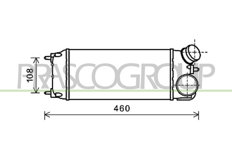 INTERCOOLER FORD FIESTA MK VI Mod 12/08 12/12