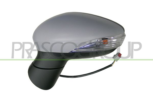 RETROVISORE SX-ELETT-CON PRIMER-CON FANALE-ASFERICO FORD FIESTA MK VI Mod 01/13 04/17